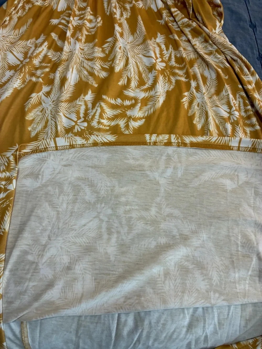 EUC Shein Girls Size 14 & Womens XS Tropical Print Maxi Dress Summer Beach Vacay